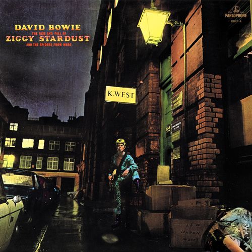 The Rise and Fall of Ziggy Stardust and the Spiders from Mars by David Bowie — album cover