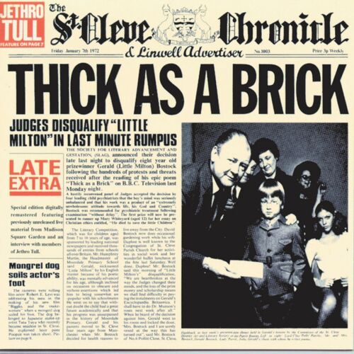 Thick as a Brick by Jethro Tull — album cover