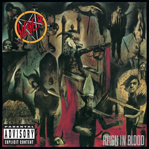 Reign in Blood by Slayer — album cover
